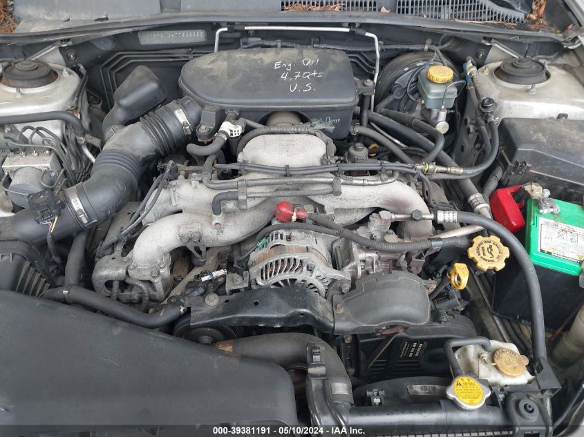 2007 Subaru Legacy 2.5I VIN: 4S3BP616477328355 Lot: 39381191