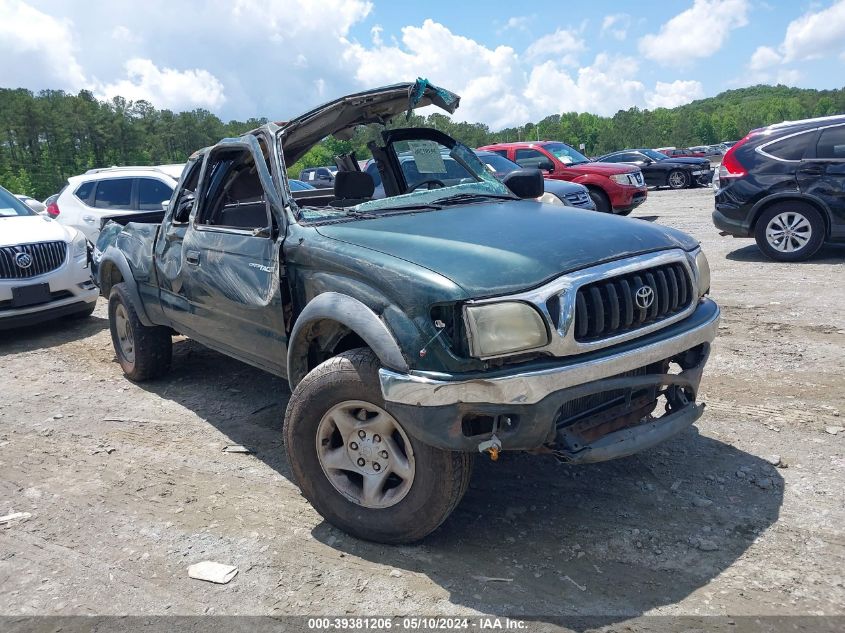 2001 Toyota Tacoma Prerunner VIN: 5TESM92N71Z869433 Lot: 39381206