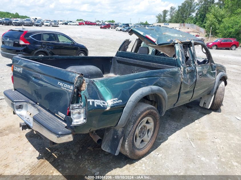 2001 Toyota Tacoma Prerunner VIN: 5TESM92N71Z869433 Lot: 39381206