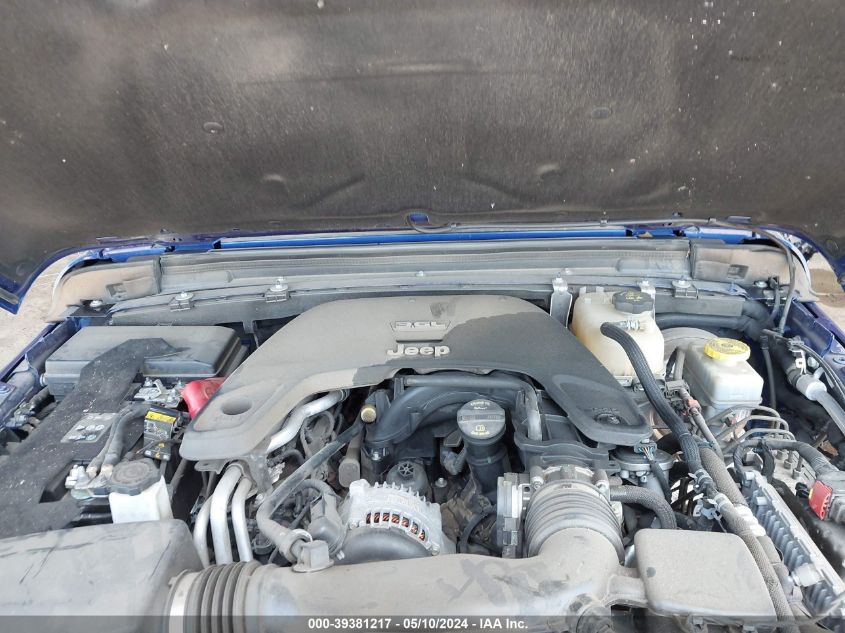 2019 Jeep Wrangler Unlimited Sahara 4X4 VIN: 1C4HJXEG9KW612809 Lot: 39381217