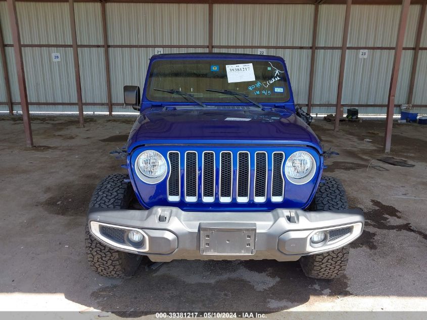 2019 Jeep Wrangler Unlimited Sahara 4X4 VIN: 1C4HJXEG9KW612809 Lot: 39381217