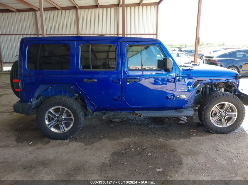 2019 Jeep Wrangler Unlimited Sahara 4X4 VIN: 1C4HJXEG9KW612809 Lot: 39381217