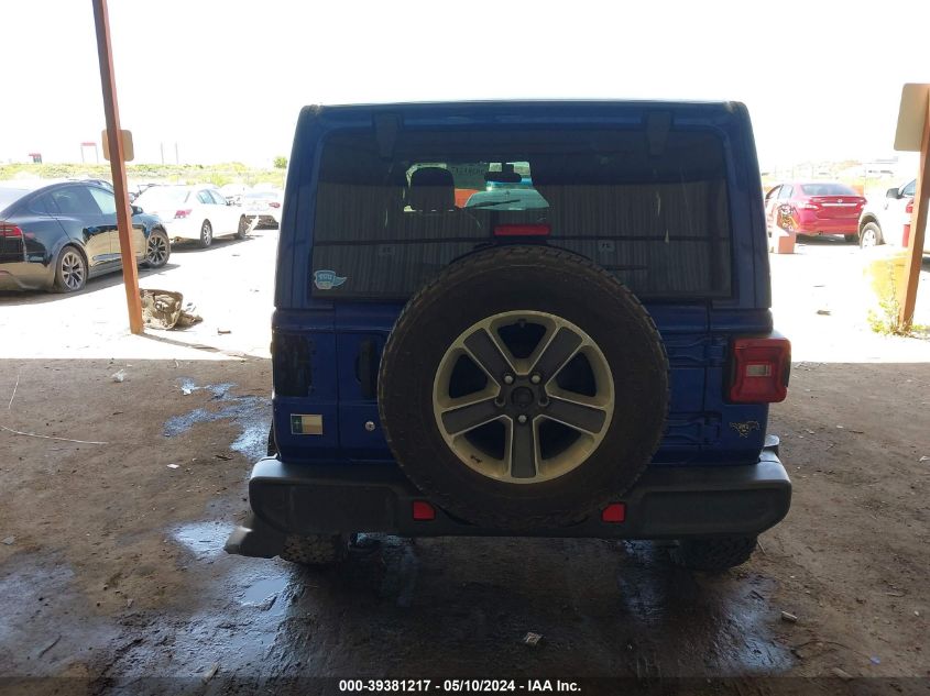 2019 Jeep Wrangler Unlimited Sahara 4X4 VIN: 1C4HJXEG9KW612809 Lot: 39381217