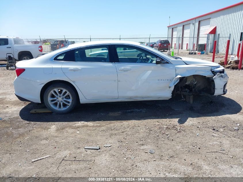 2016 Chevrolet Malibu 1Lt VIN: 1G1ZE5ST9GF205491 Lot: 39381221