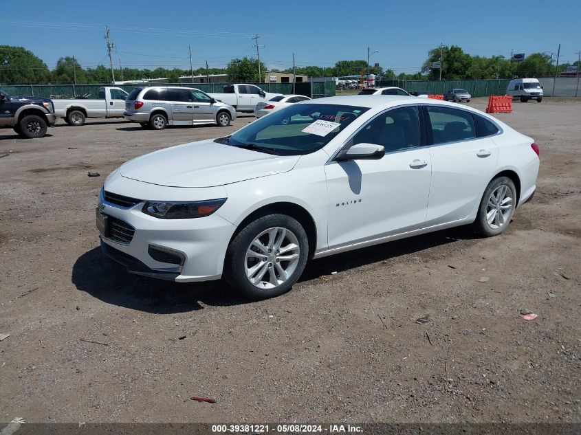 2016 Chevrolet Malibu 1Lt VIN: 1G1ZE5ST9GF205491 Lot: 39381221