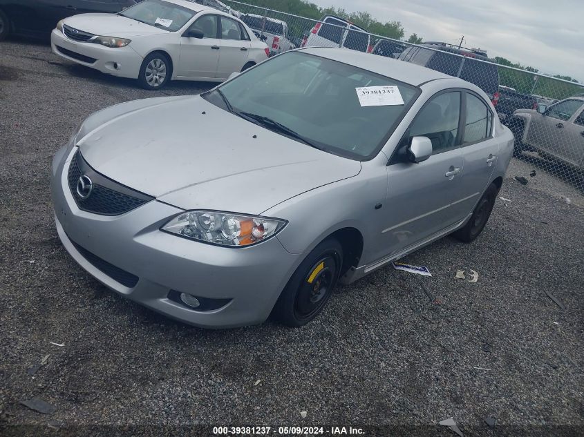 2006 Mazda Mazda3 I VIN: JM1BK32G361534384 Lot: 39381237