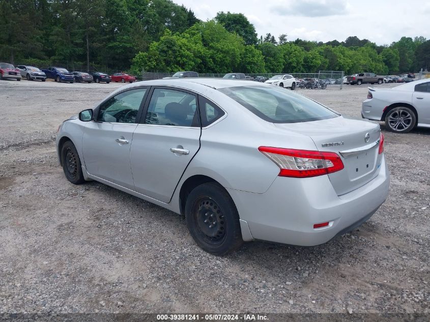 3N1AB7AP2DL649457 | 2013 NISSAN SENTRA