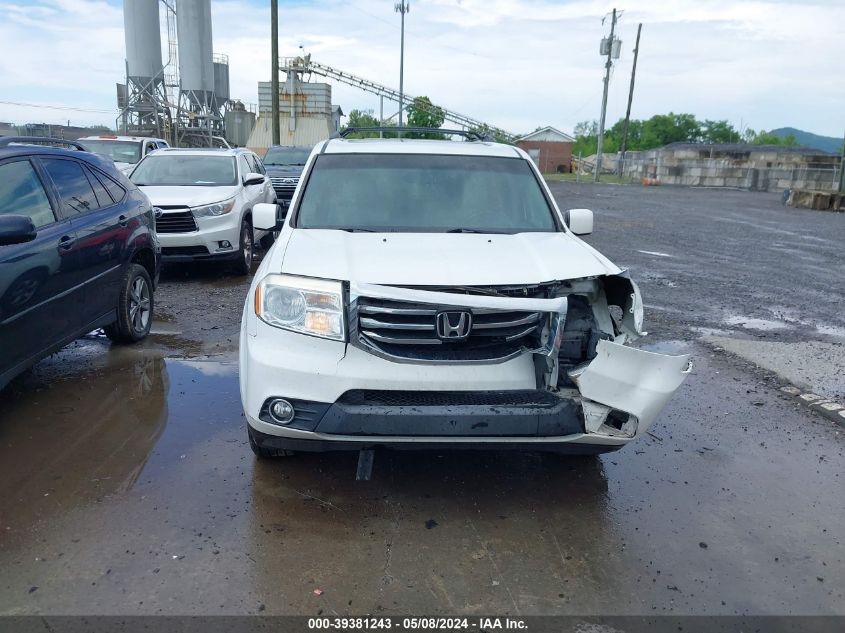 2013 Honda Pilot Ex-L VIN: 5FNYF4H69DB072081 Lot: 39381243