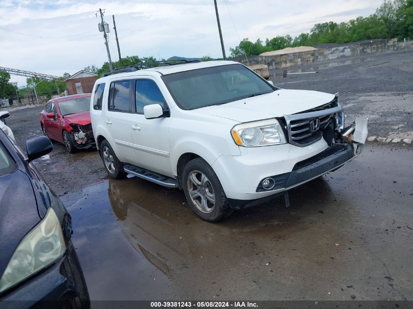 2013 Honda Pilot Ex-L VIN: 5FNYF4H69DB072081 Lot: 39381243