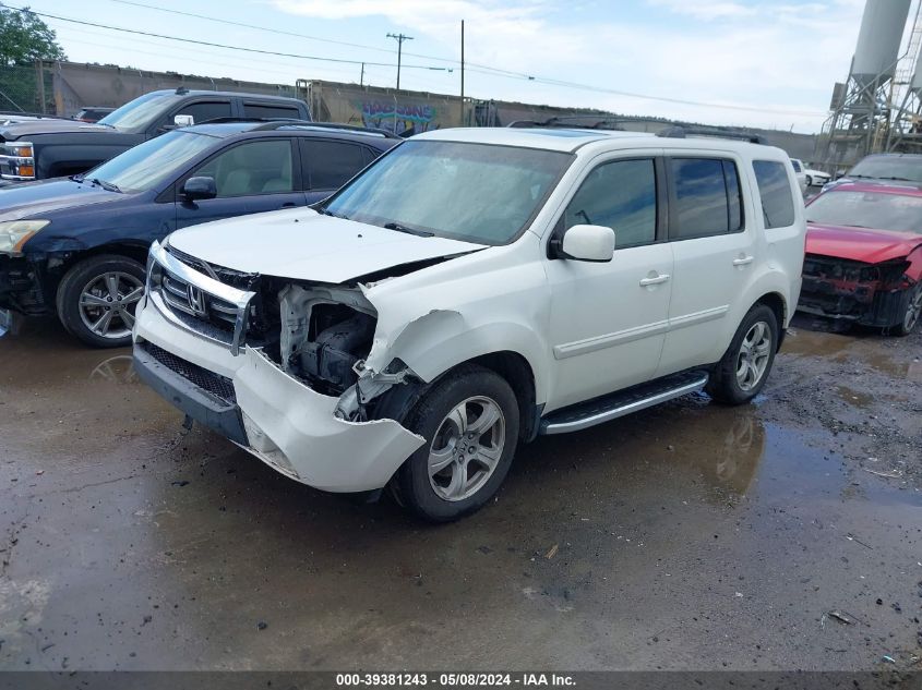 2013 Honda Pilot Ex-L VIN: 5FNYF4H69DB072081 Lot: 39381243