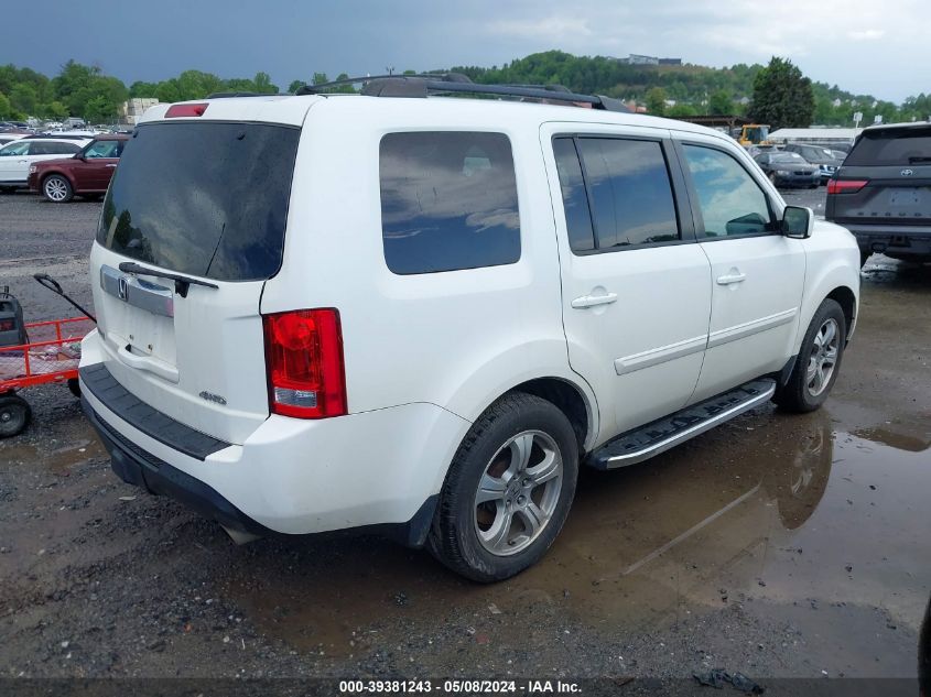 2013 Honda Pilot Ex-L VIN: 5FNYF4H69DB072081 Lot: 39381243