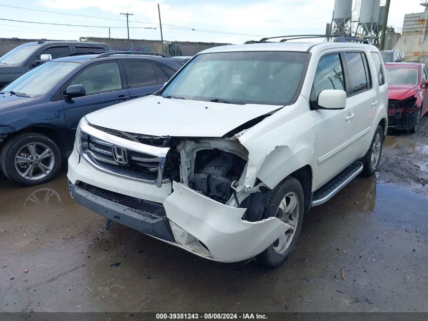 2013 Honda Pilot Ex-L VIN: 5FNYF4H69DB072081 Lot: 39381243