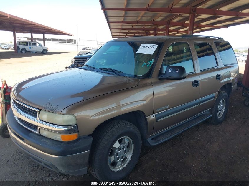 2003 Chevrolet Tahoe Ls VIN: 1GNEC13V43R142076 Lot: 39381249