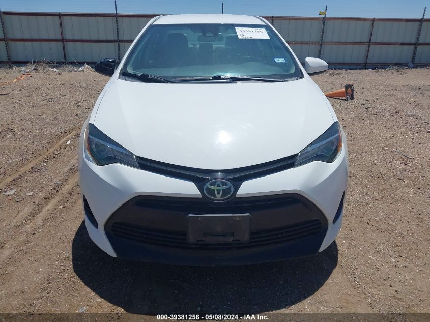 2017 Toyota Corolla Le VIN: 5YFBURHE4HP641106 Lot: 39381256