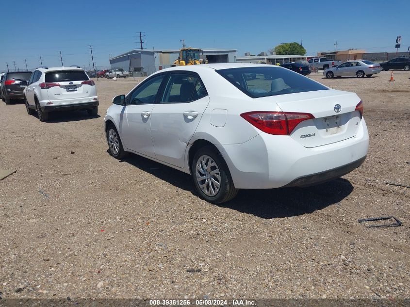 2017 Toyota Corolla Le VIN: 5YFBURHE4HP641106 Lot: 39381256