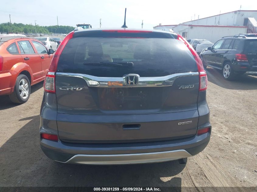 2016 Honda Cr-V Touring VIN: 5J6RM4H98GL063579 Lot: 39381259