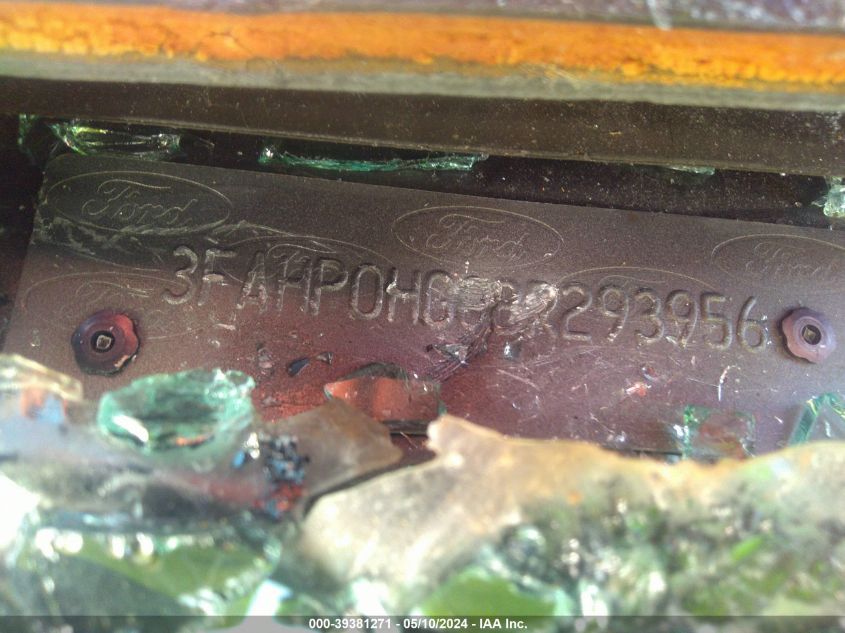 2011 Ford Fusion Se VIN: 3FAHP0HG0BR293956 Lot: 39381271