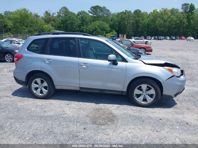 2015 Subaru Forester 2.5I Premium VIN: JF2SJADCXFH825829 Lot: 39381275