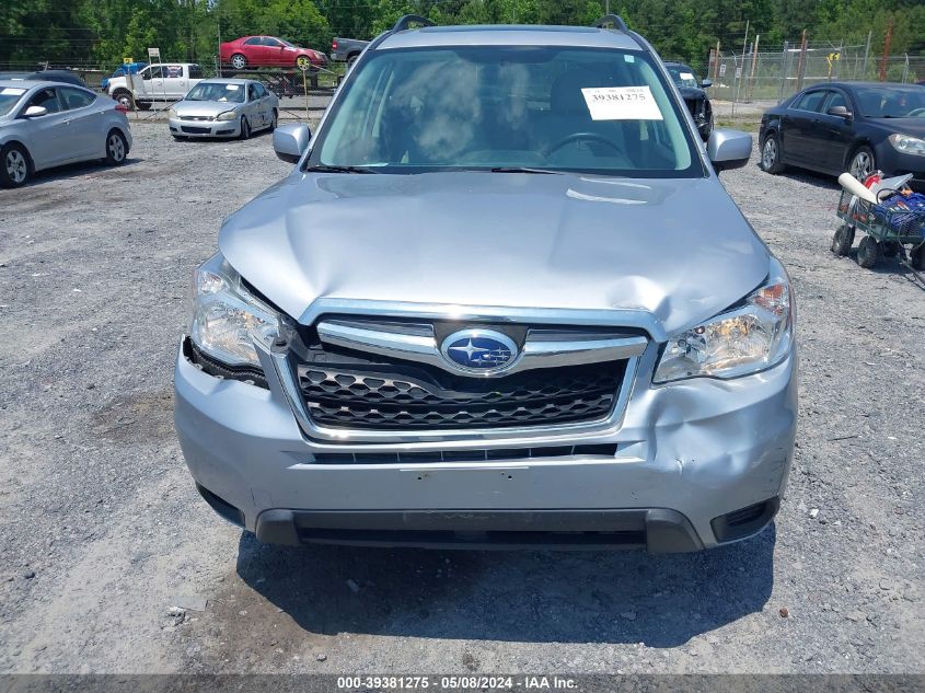 2015 Subaru Forester 2.5I Premium VIN: JF2SJADCXFH825829 Lot: 39381275