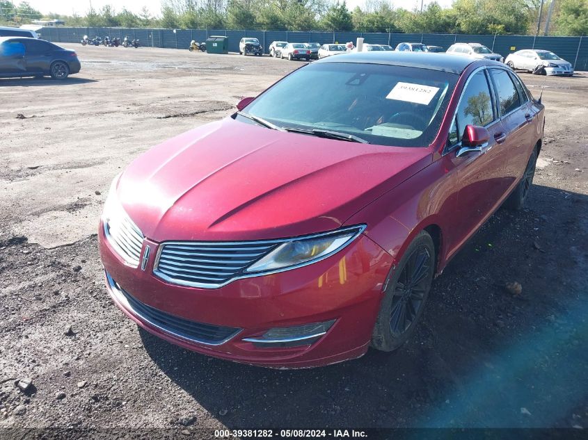 2013 Lincoln Mkz VIN: 3LN6L2G93DR806515 Lot: 39381282