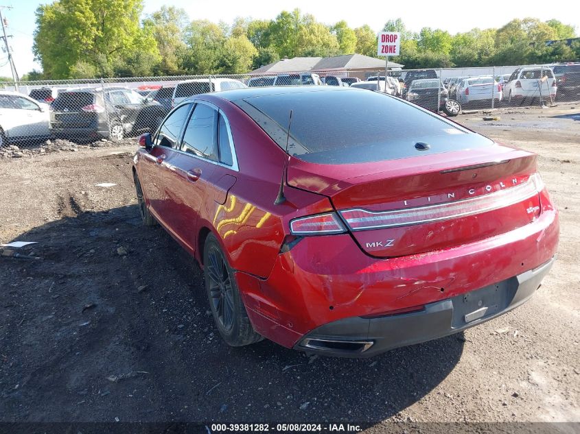 2013 Lincoln Mkz VIN: 3LN6L2G93DR806515 Lot: 39381282