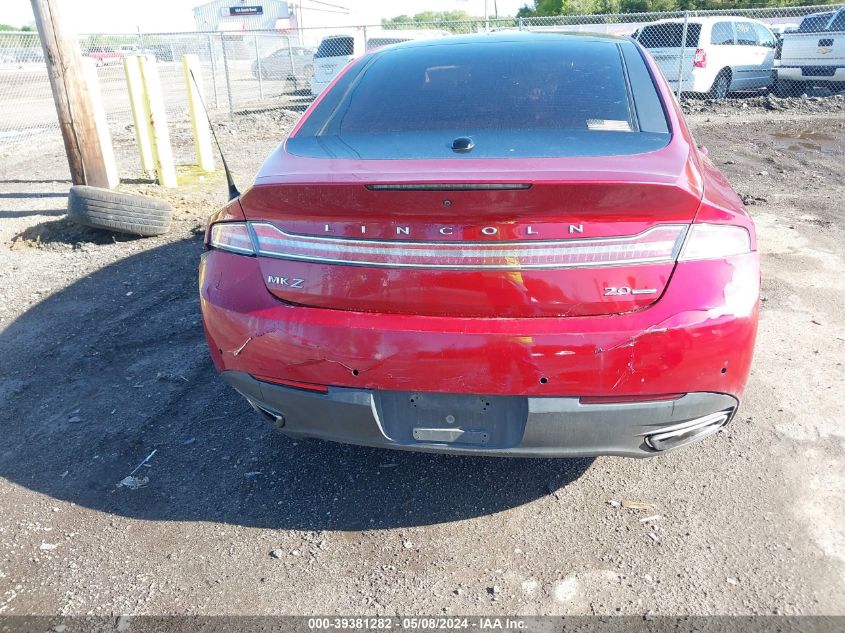 2013 Lincoln Mkz VIN: 3LN6L2G93DR806515 Lot: 39381282