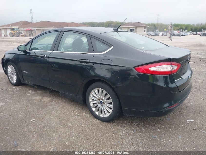 2013 Ford Fusion Hybrid Se VIN: 3FA6P0LU8DR319775 Lot: 39381283