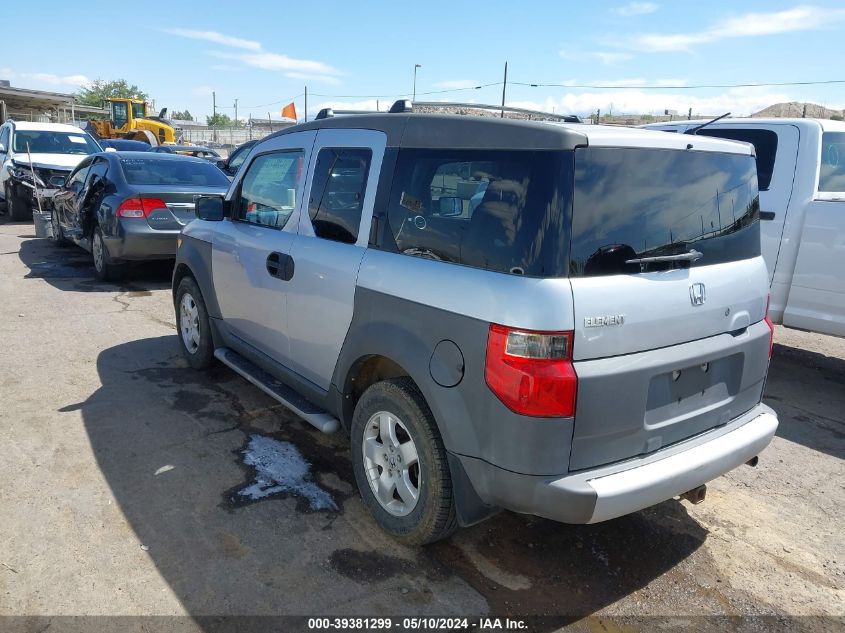 2003 Honda Element Ex VIN: 5J6YH28623L033305 Lot: 39381299