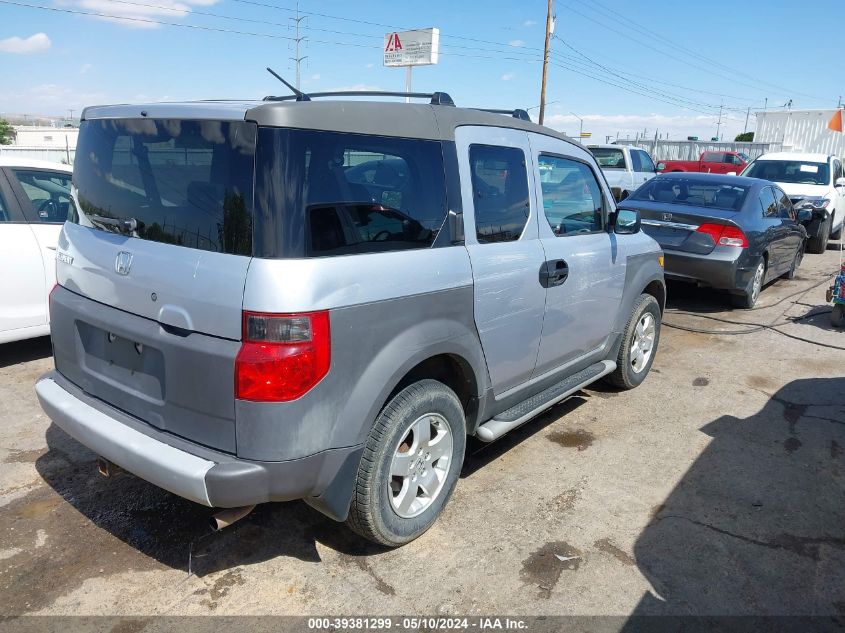 2003 Honda Element Ex VIN: 5J6YH28623L033305 Lot: 39381299