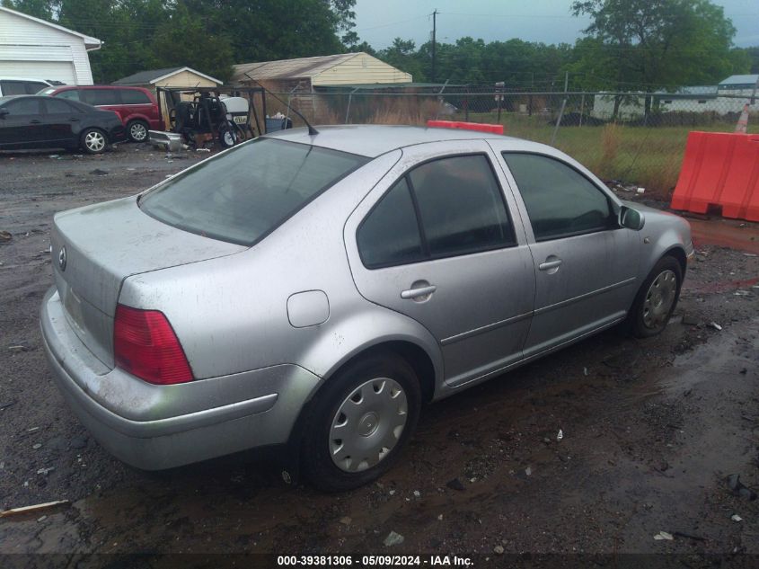 2001 Volkswagen Jetta Gl VIN: 3VWRS29M21M031412 Lot: 39381306