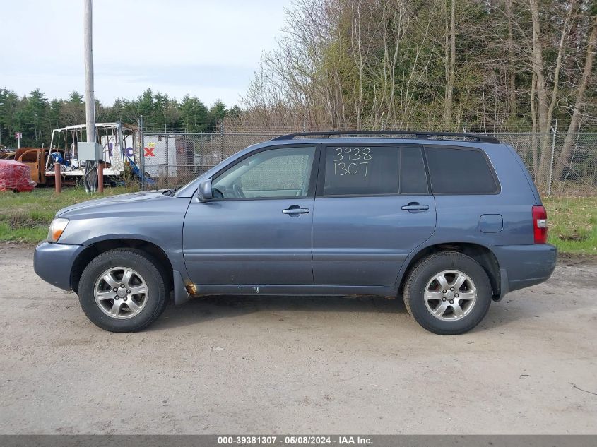 2004 Toyota Highlander V6 VIN: JTEEP21A440026901 Lot: 39381307