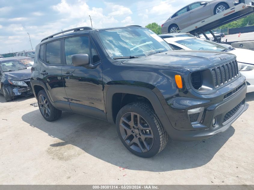 2021 Jeep Renegade 80Th Anniversary 4X4 VIN: ZACNJDB13MPM64140 Lot: 39381314