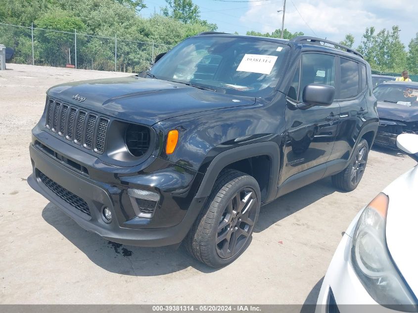 2021 Jeep Renegade 80Th Anniversary 4X4 VIN: ZACNJDB13MPM64140 Lot: 39381314