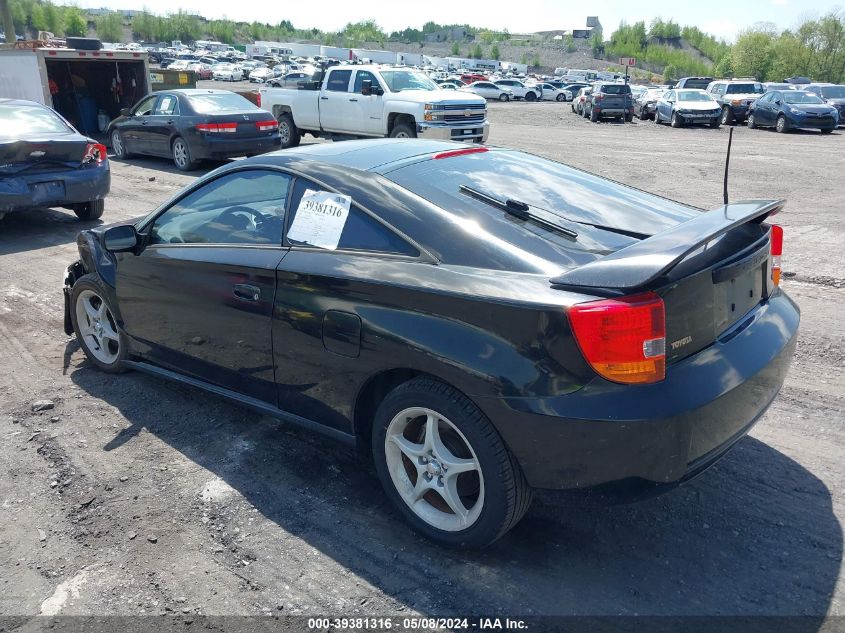 2000 Toyota Celica Gts VIN: JTDDY32T5Y0023157 Lot: 39381316