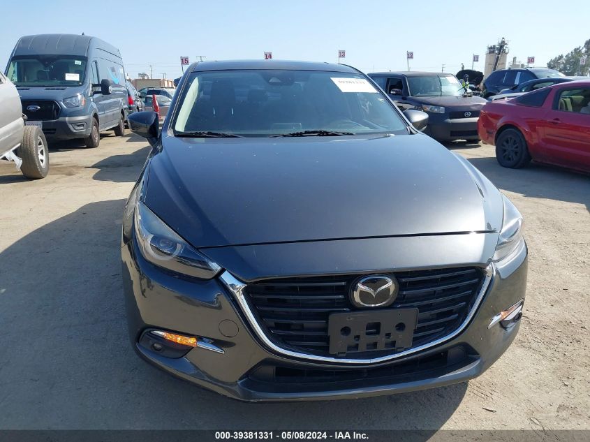 2018 Mazda Mazda3 Grand Touring VIN: 3MZBN1W39JM186098 Lot: 39381331