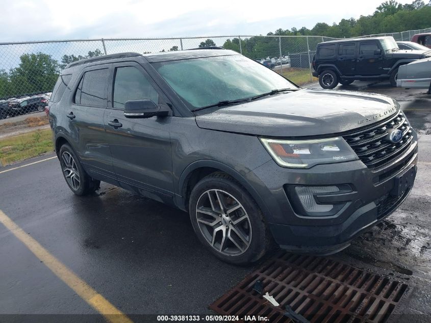 2017 Ford Explorer Sport VIN: 1FM5K8GT4HGD77086 Lot: 39381333