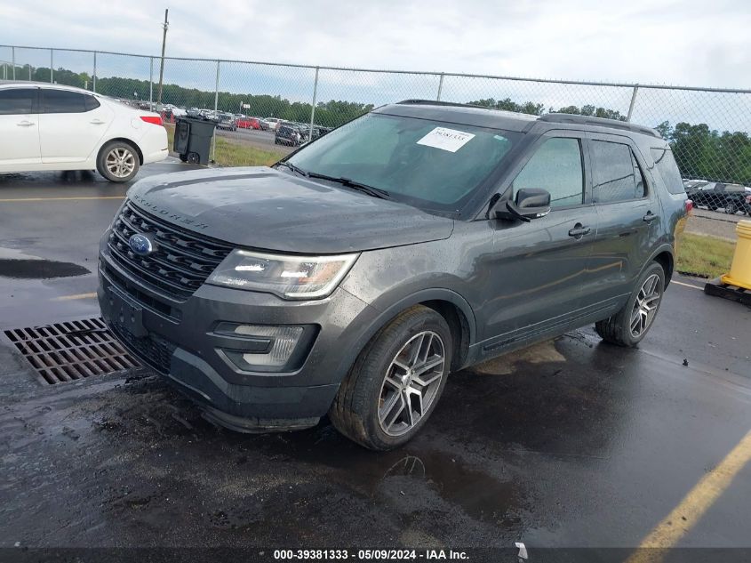 2017 Ford Explorer Sport VIN: 1FM5K8GT4HGD77086 Lot: 39381333