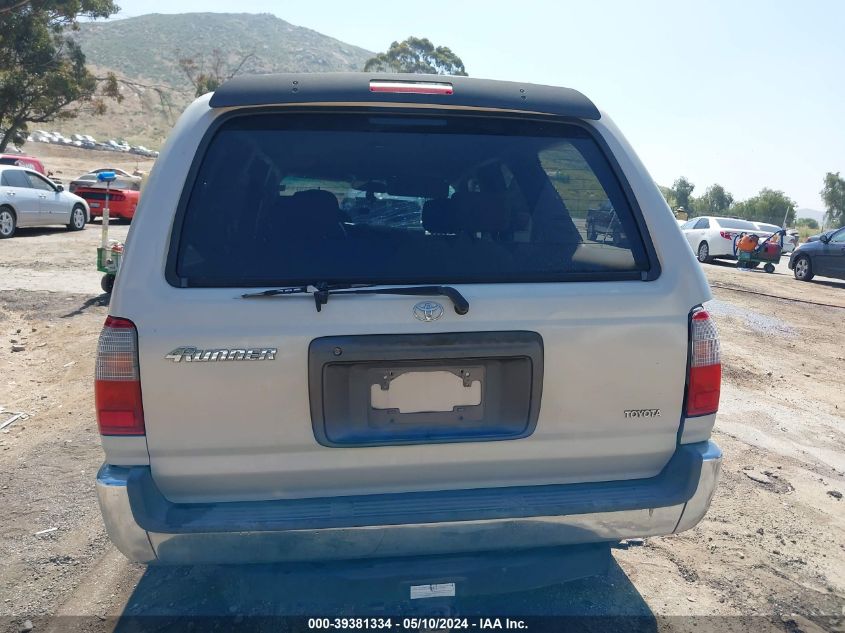 2000 Toyota 4Runner VIN: JT3GM84R1Y0054286 Lot: 39381334