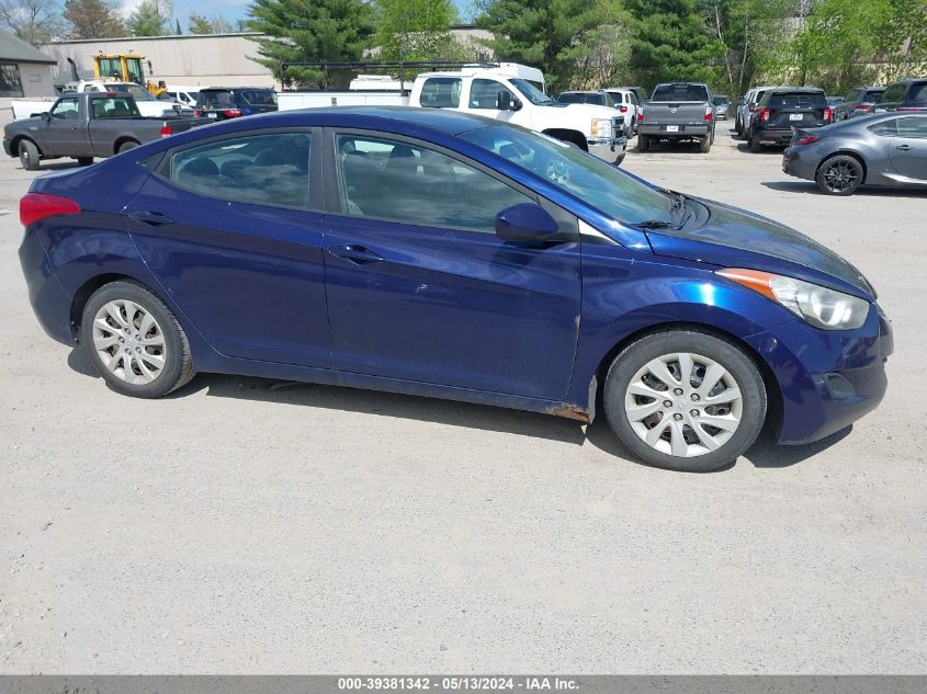 2011 Hyundai Elantra Gls VIN: 5NPDH4AE2BH018291 Lot: 39381342