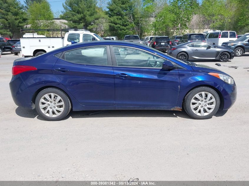 2011 Hyundai Elantra Gls VIN: 5NPDH4AE2BH018291 Lot: 39381342