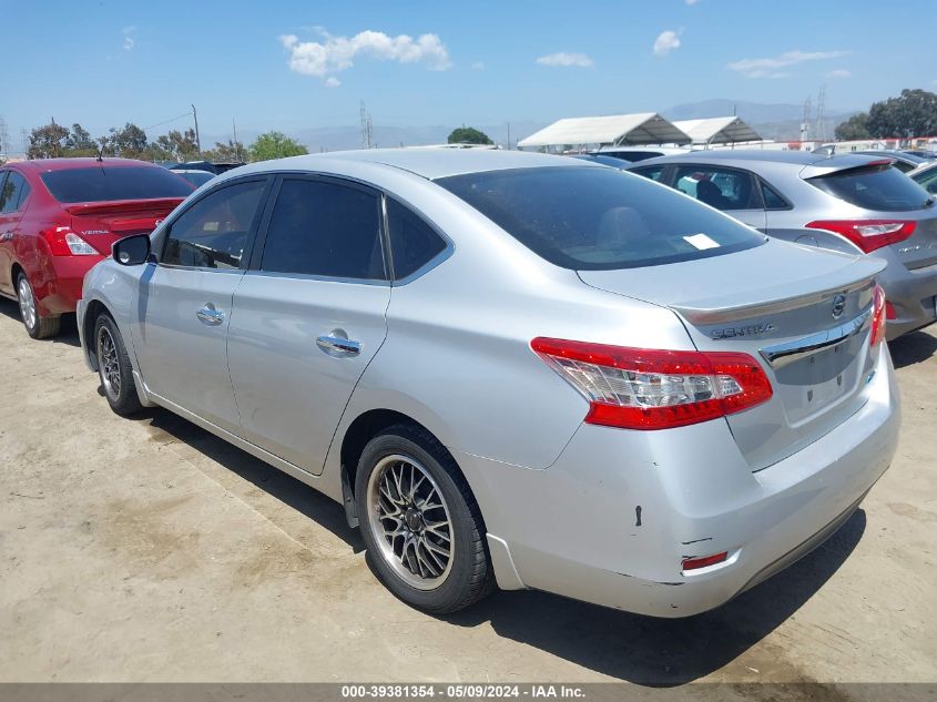 2013 Nissan Sentra Fe+ S VIN: 3N1AB7AP7DL564520 Lot: 39381354