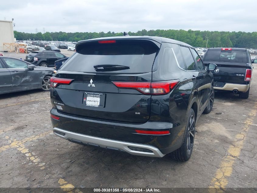 2024 Mitsubishi Outlander Se 2.5 2Wd/Se Black Edition S-Awc/Se Black Edition W/Pano Roof VIN: JA4J3VA81RZ022248 Lot: 39381358