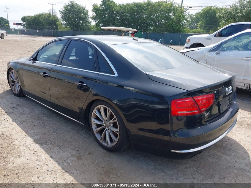 2013 Audi A8 3.0T VIN: WAUAGAFDXDN011335 Lot: 39381371