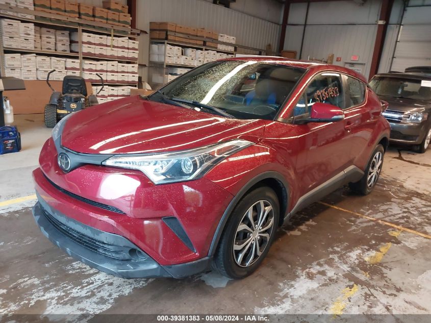 2019 Toyota C-Hr Le VIN: NMTKHMBX1KR082483 Lot: 39381383