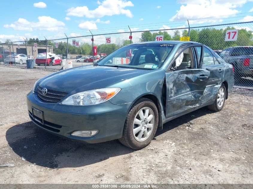 2004 Toyota Camry Xle VIN: 4T1BE30K94U369799 Lot: 39381386