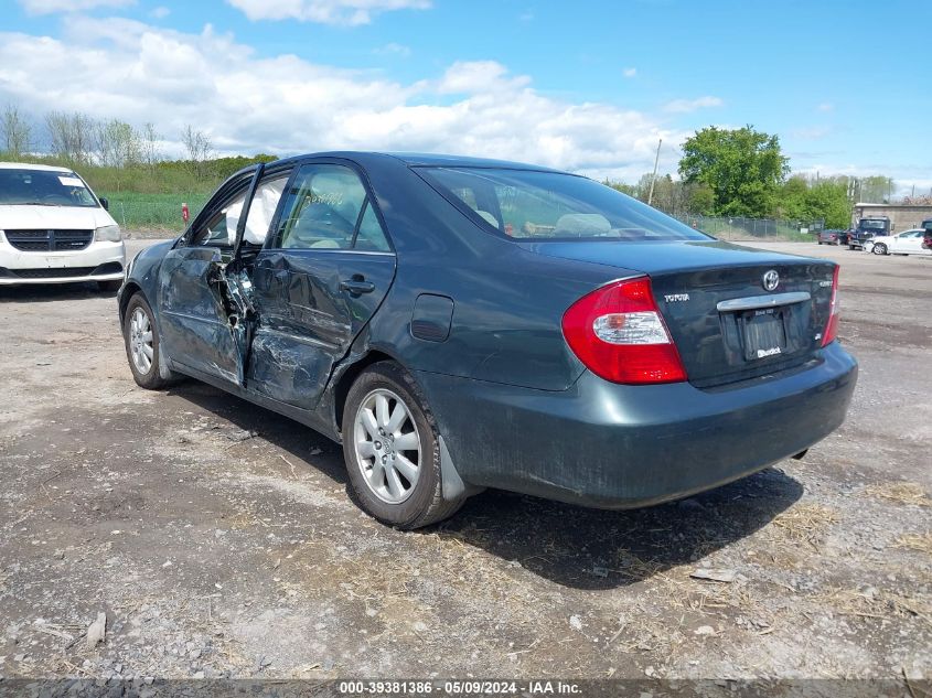 2004 Toyota Camry Xle VIN: 4T1BE30K94U369799 Lot: 39381386