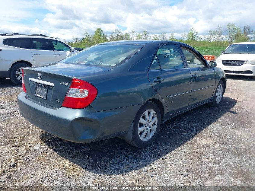 2004 Toyota Camry Xle VIN: 4T1BE30K94U369799 Lot: 39381386