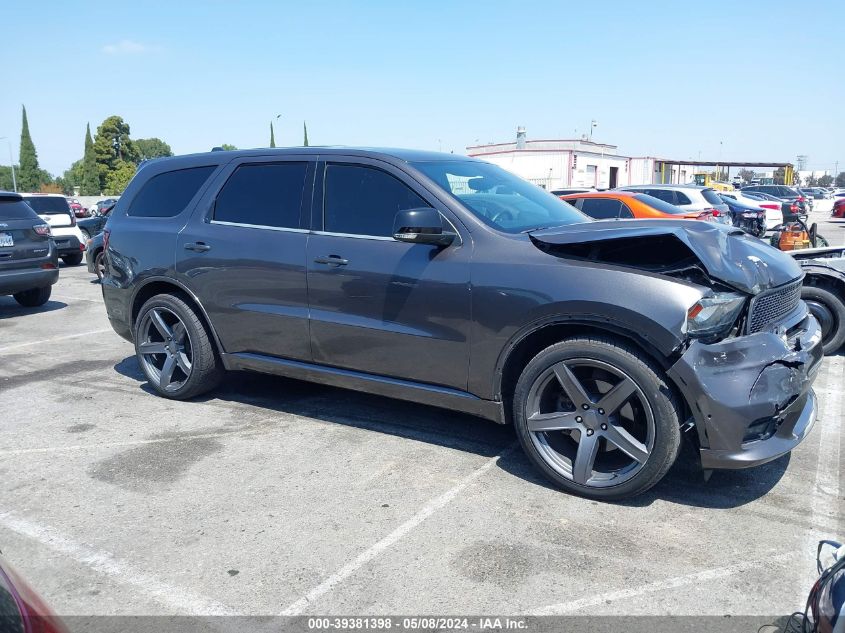 2018 Dodge Durango R/T Rwd VIN: 1C4SDHCT3JC183962 Lot: 39381398