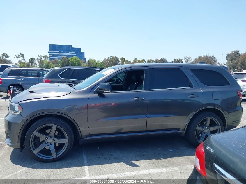 2018 Dodge Durango R/T Rwd VIN: 1C4SDHCT3JC183962 Lot: 39381398