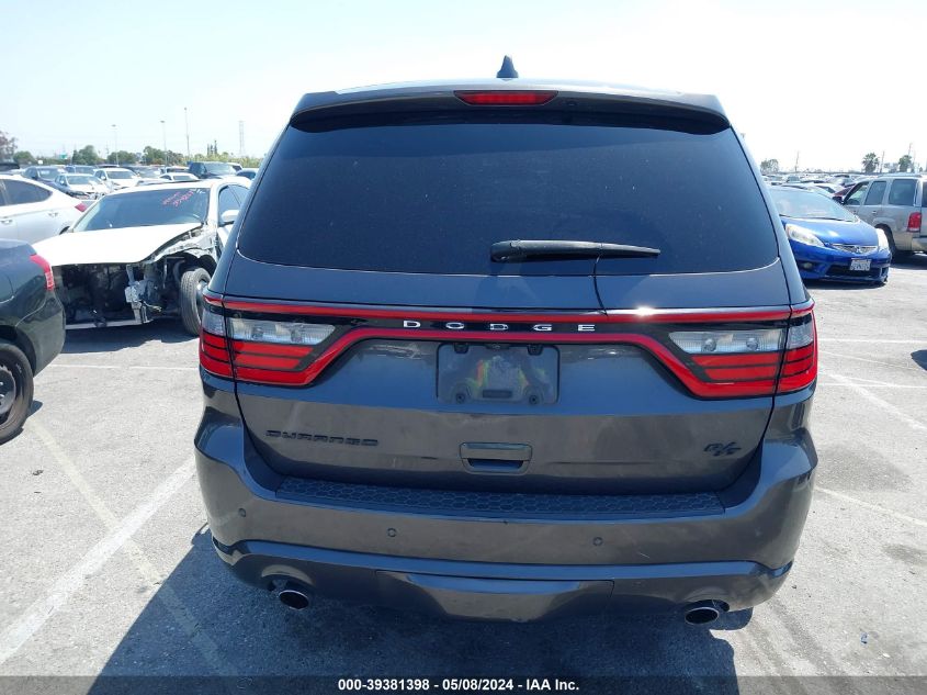 2018 Dodge Durango R/T Rwd VIN: 1C4SDHCT3JC183962 Lot: 39381398